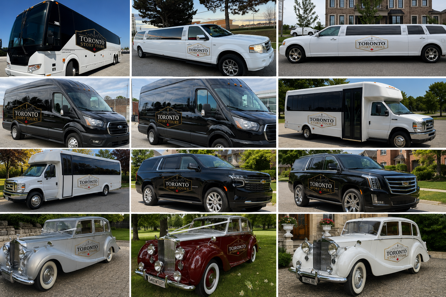 Private vehicles available for Toronto guests and groups
