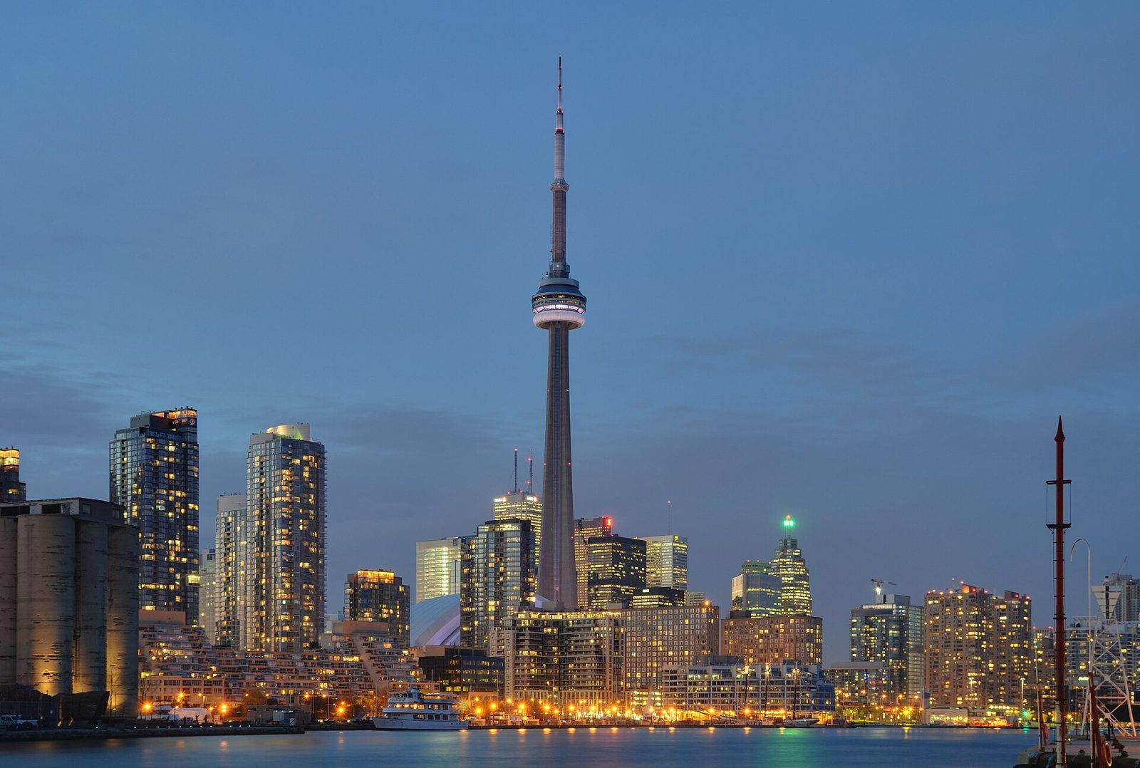 Artist rendition of the Toronto skyline